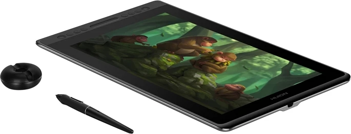 Tabletë grafike Huion Kamvas Pro 16 GT156, 15.6", Full HD, argjend-e zezë