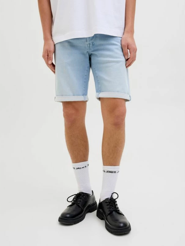 Shorce për meshkuj Jack&Jones JJIRICK JJICON IK SHORTS GE 118 SN 12269609, denim të kaltër