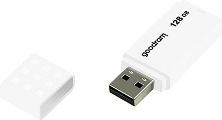 USB Flash Goodram UME2, 128 GB, USB Type-A 2.0, i bardhë