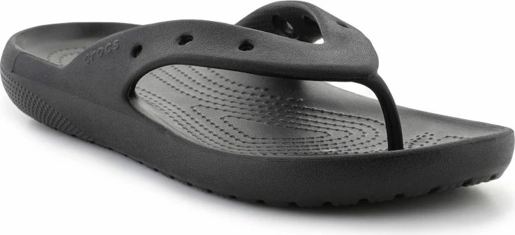 Papuqe Crocs Classic Flip V2 për meshkuj dhe femra, të zeza [Madhësia: 41 - 42]