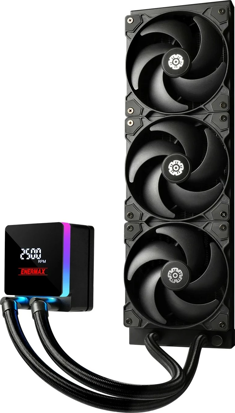 Ftohës uji Enermax LIQTECH XTR me ekran, për procesor, i zi