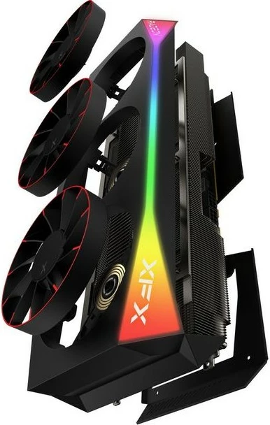 Kartelë grafike XFX Mercury Radeon RX 9070 XT OC Magnetic Air Edition RGB, 16GB, GDDR6, PCI Express 5.0, e zezë