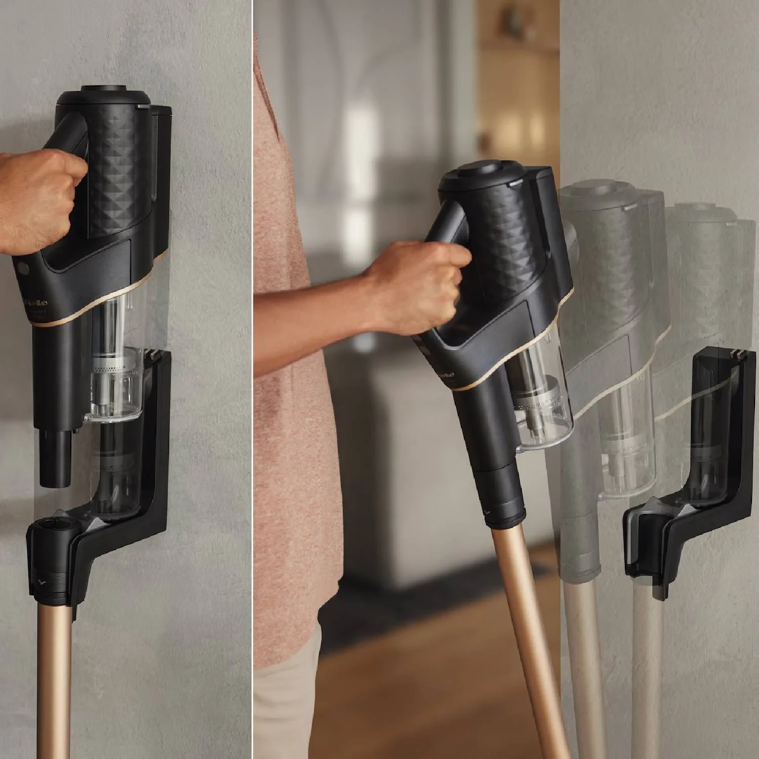 Fshesë vertikale pa kabllo, Miele Duoflex HX1 CarCare, 55 min, 0.3 L, 79 dB, 3.1 kg, gri casagrey