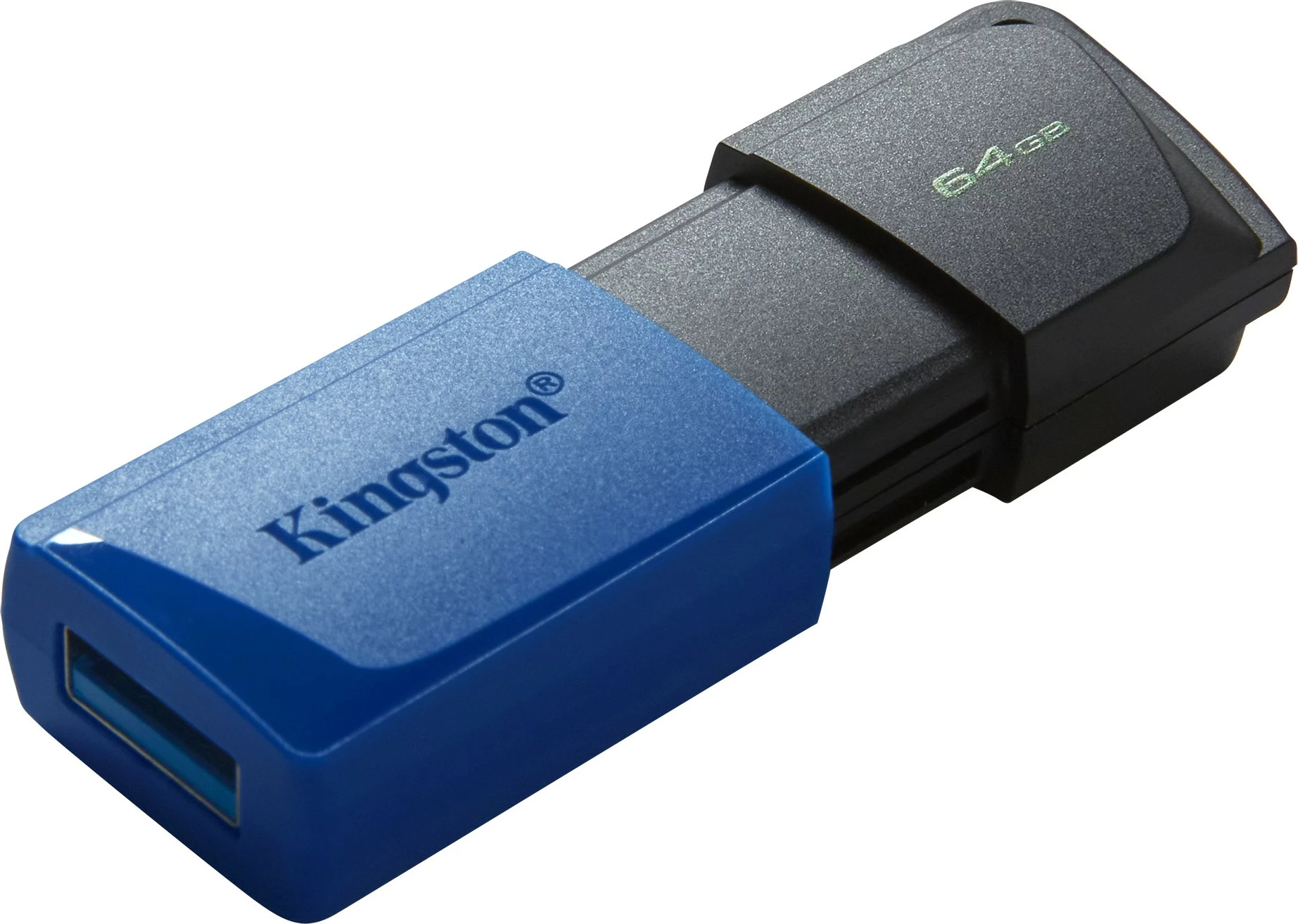 USB Kingston DataTraveler Exodia M 64GB, USB3.2, zi + kaltër
