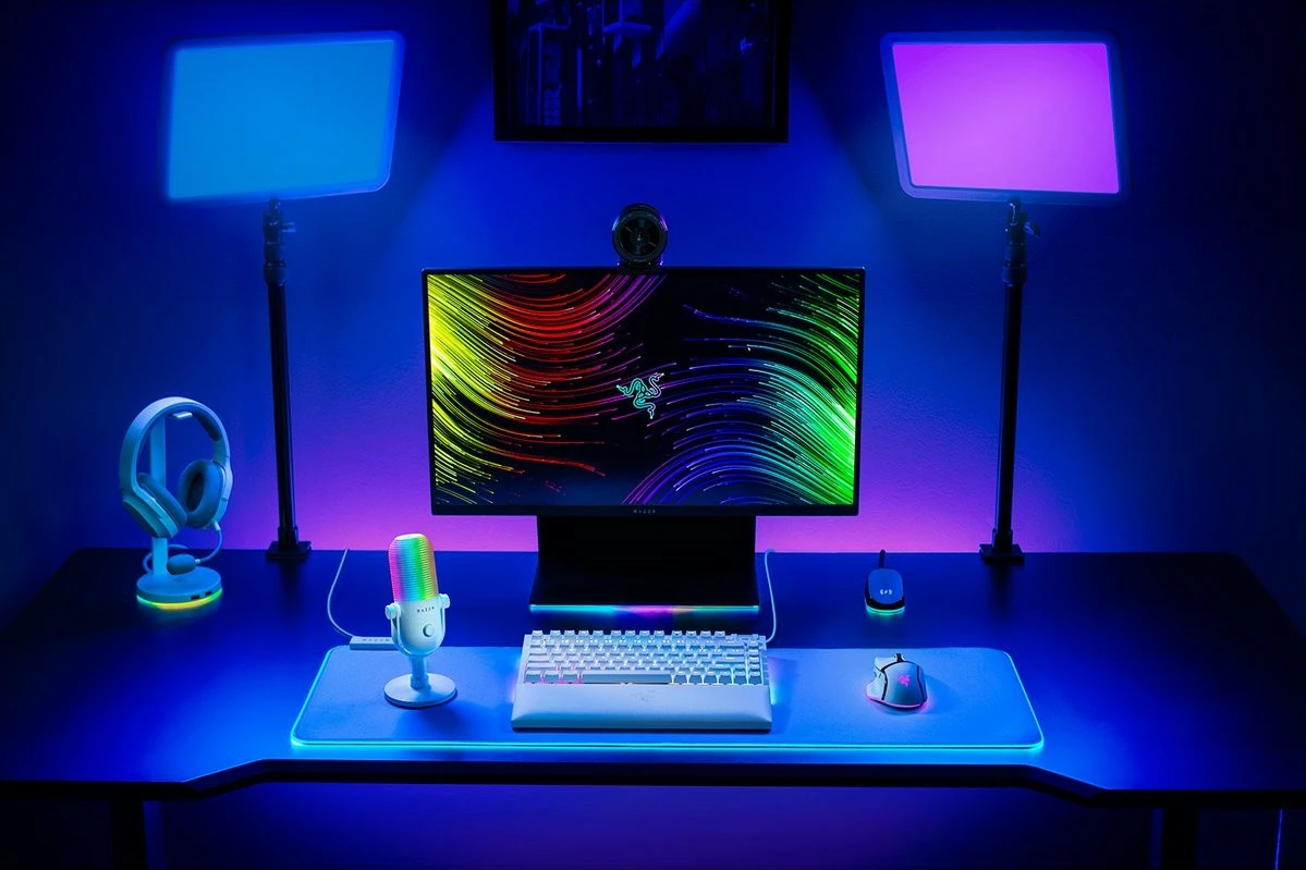 Mikrofon Razer Seiren V3 Chroma i bardhë RGB