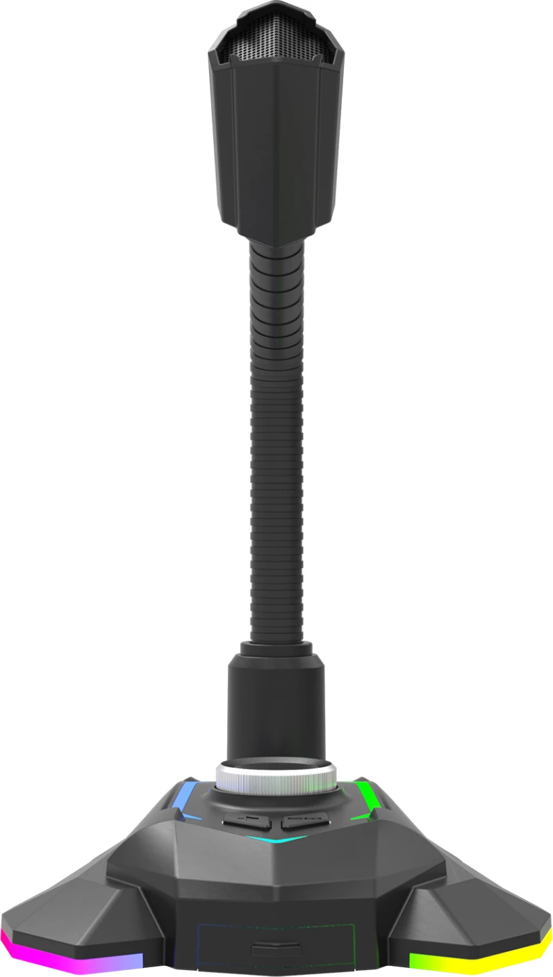 Mikrofon Marvo MIC-05 USB RGB omnidireksional, i zi