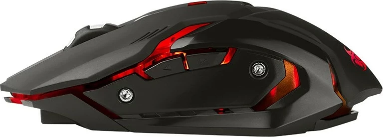 Maus Tracer GameZone ROCKY RF NANO, RGB, i zi