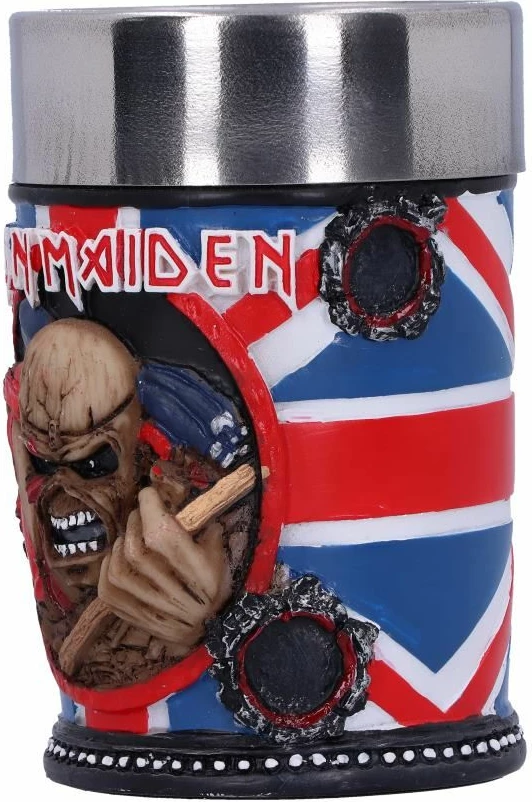 Gotë koleksionuese NEMESIS NOW Iron Maiden "The Trooper" 7 cm, me insert inox, shumëngjyrëshe
