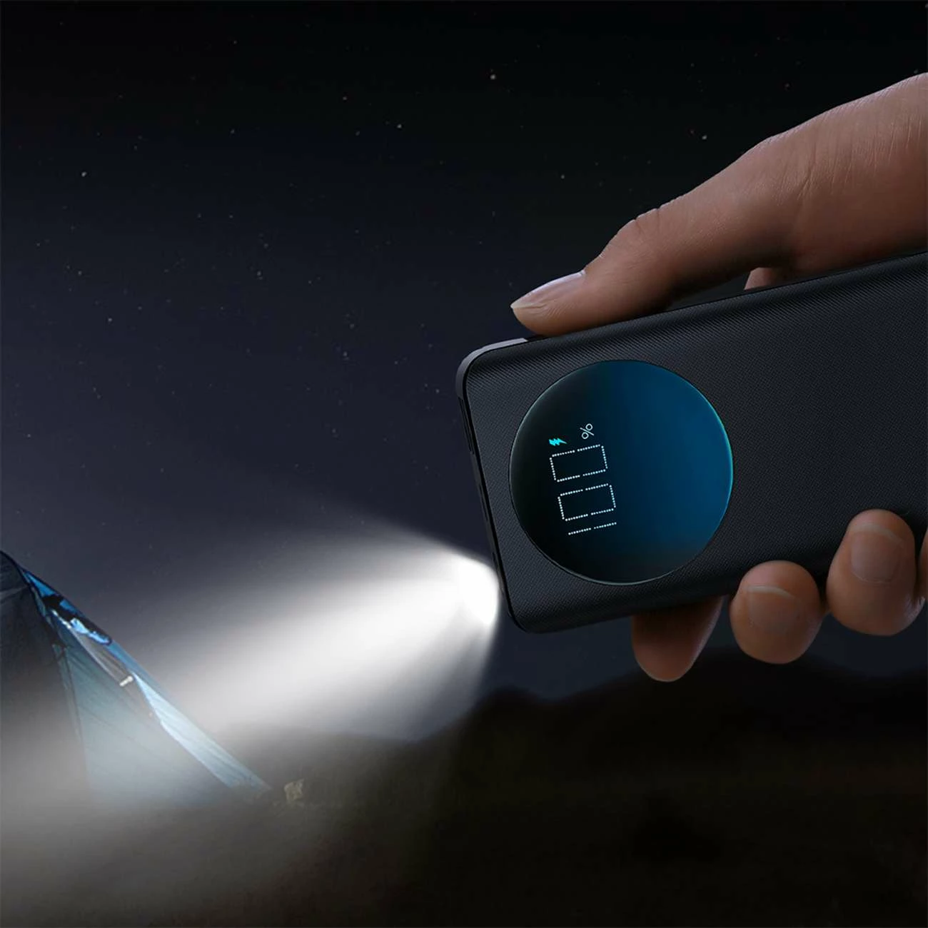 Powerbank Joyroom JR-PBF03, 30000mAh, 30W, me kabllo USB-A në USB-C, e zezë