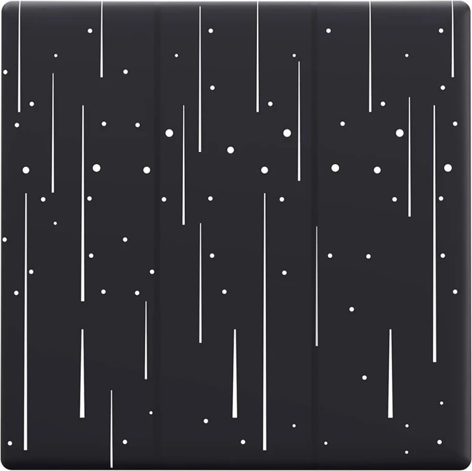 Kapak dekorativ Sonoff T5-3C-86-star për çelës të mençur me prekje, plastikë, i zi