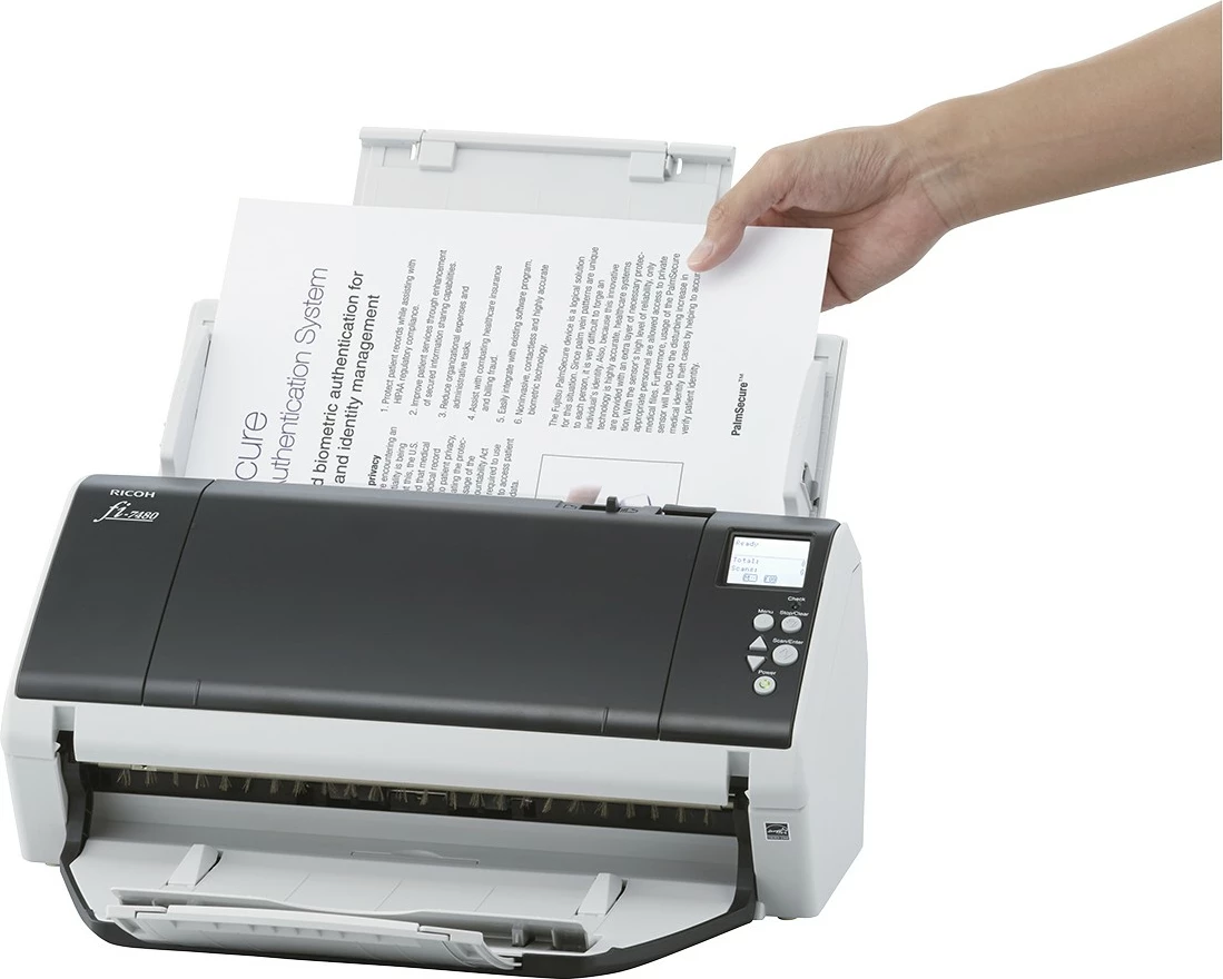 Skaner dokumentesh Ricoh fi-7480, automatik, ngjyrë gri