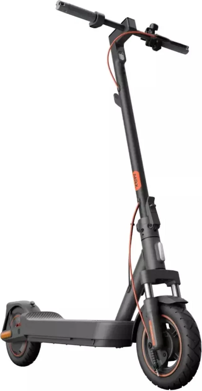 Trotinet elektrik, Xiaomi 5 Max GL, 60 km autonomi, 1000 W, 25 km/h, 10" goma tubeless, i palosshëm, i zi