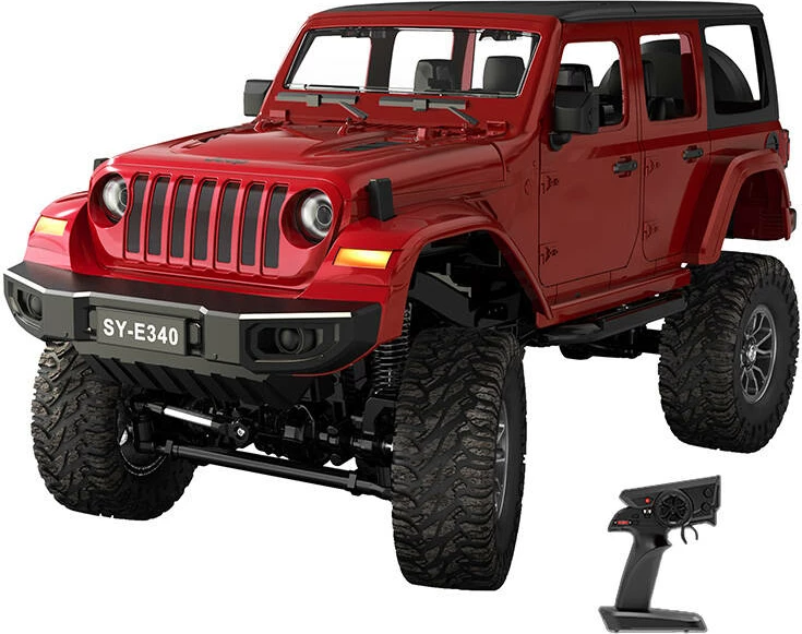 Makine me telekomandë Double Eagle Jeep Crawler Pro E340-003, 1:14, e kuqe