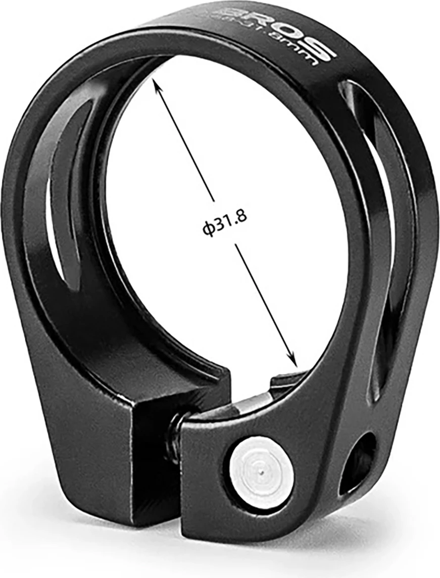 Kapëse ulëse biçiklete Rockbros 41210091001, alumini, 31.8 mm, e zezë