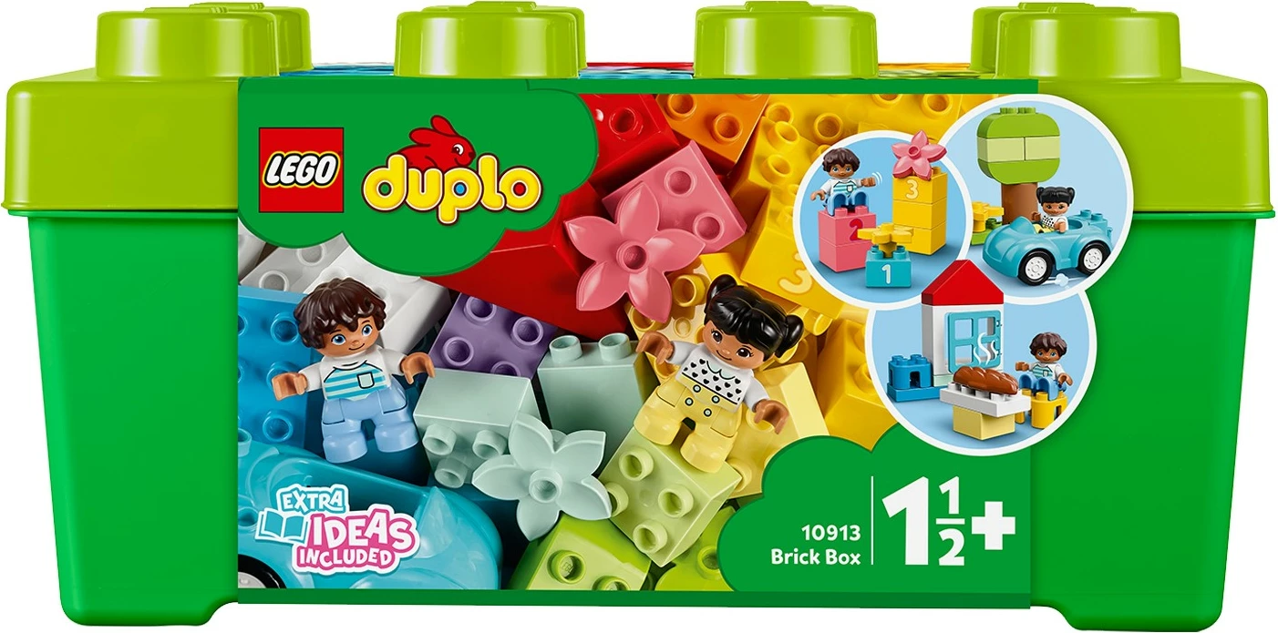 Set ndërtimi LEGO DUPLO Classic Brick Box 10913, 65 pjesë, shumëngjyrësh