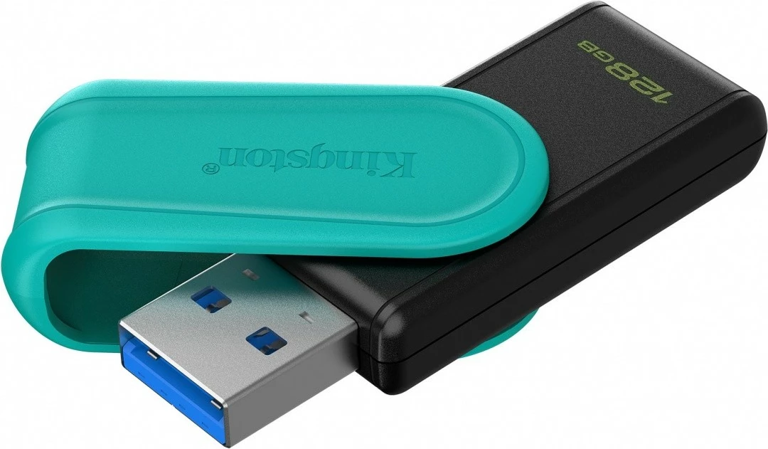 Pendrive Kingston DataTraveler Exodia S 128GB, USB 3.2 Gen1, Zi/Turkuaz