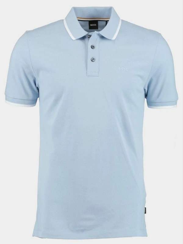 Maicë polo Boss për meshkuj, e kaltër