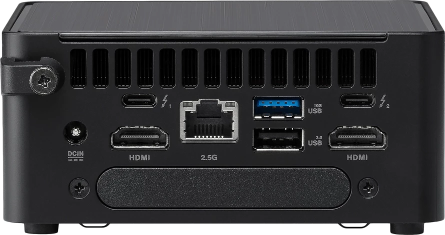 Kompjuter mini ASUS NUC 14 Pro RNUC14RVHU5068C2I, Intel Core Ultra 5 125H, Intel Arc, 16GB (2x8GB) DDR5, 512GB SSD, Windows 11 Pro, i zi, EU cord, Tall Kit