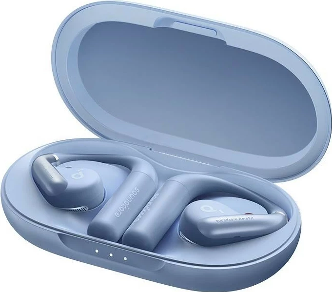 Kufje Anker Soundcore AeroFit, Bluetooth 5.3, IPX7, ngjyrë kaltër-gri