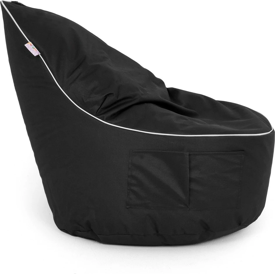 Qese ulëse (bean bag) Atelier del Sofa, ngjyrë e zezë, Golf