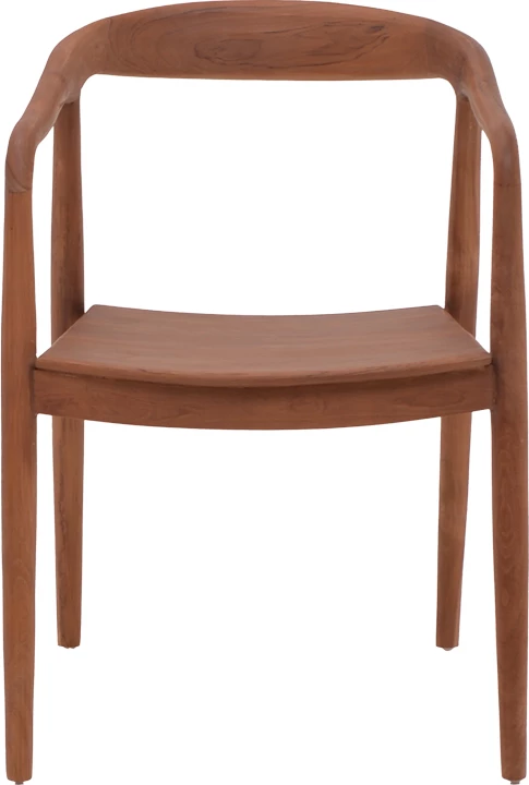 Karrige Zonge, skelet dru tik, ngjyrë arre, 54x57x76cm