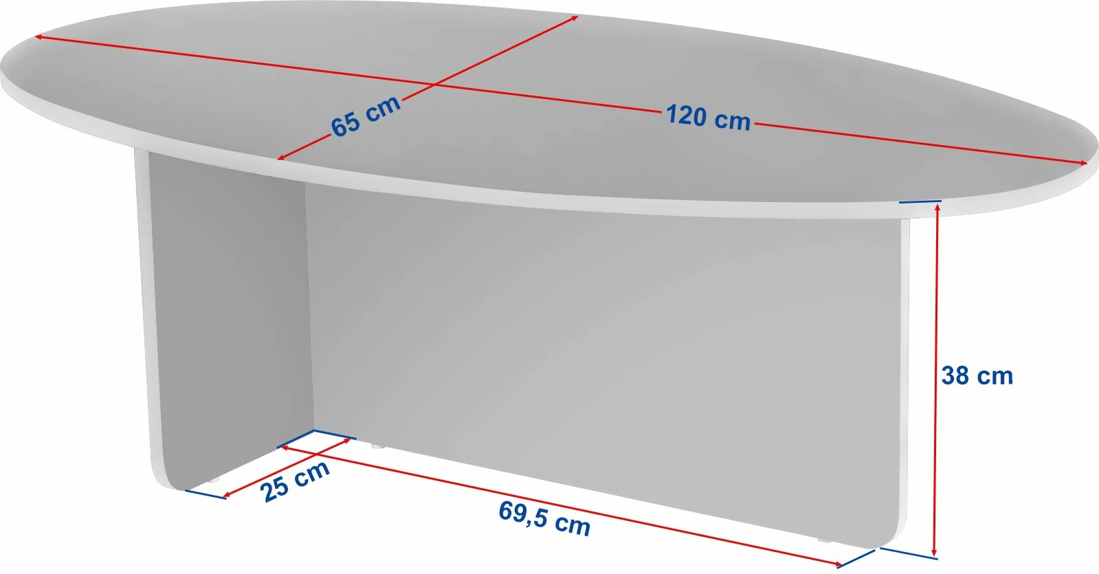 Tavolinë kafeje Nordure, ngjyrë travertin, Orba