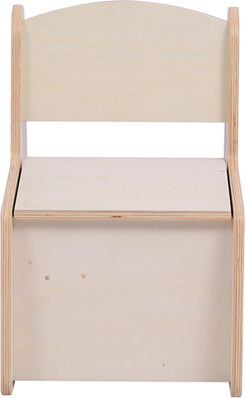 Karrige për fëmijë me hapësirë për ruajtje, natyrale, RICKI FH18343.01, 33x43x47cm