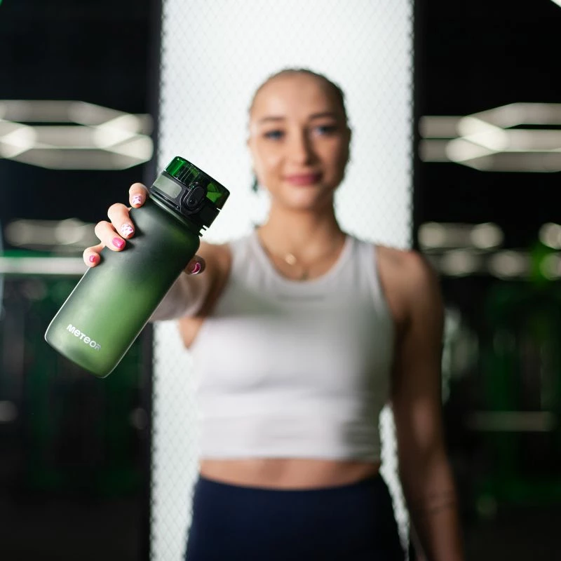 Shishe sportive Meteor 500 ml, e gjelbër e errët