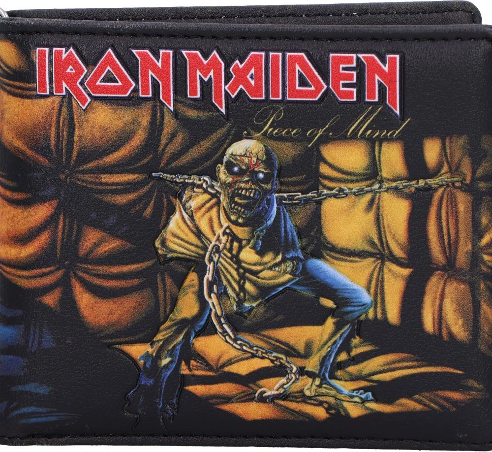 Portofol NEMESIS NOW Iron Maiden Piece of Mind, PU, 16×12×4 cm, me zinxhir, i zi