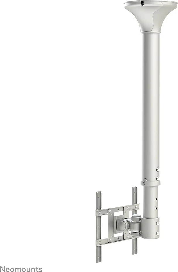 Mbajtës tavani për monitor/TV Newstar FPMA-C200, 10-40 inç, rrotullim 360°, rregullim lartësie, argjendtë