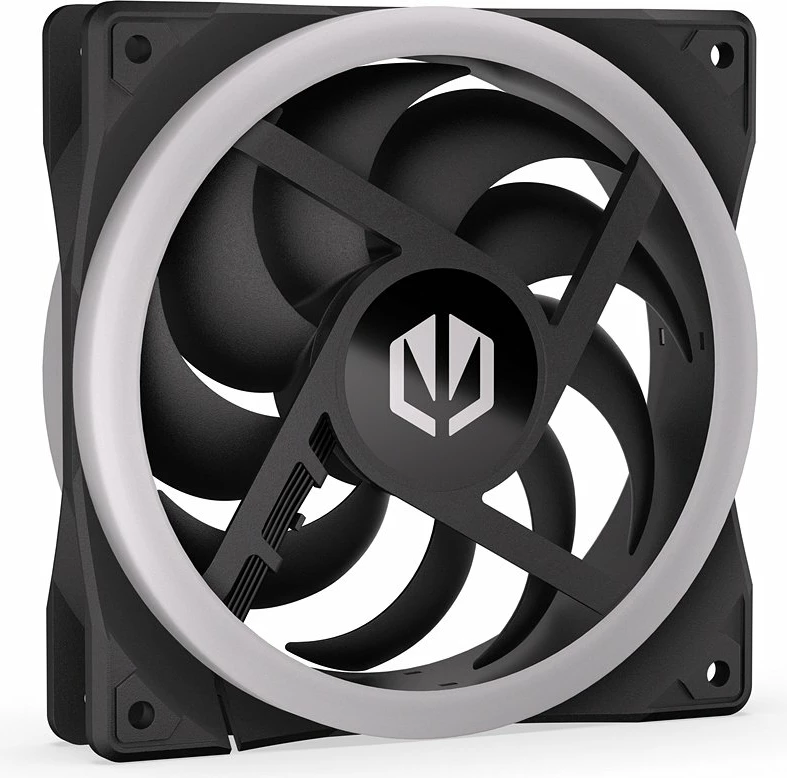 Ventilator për kasë Endorfy Corona 120 Reverse EY4A015 120 mm ARGB 4-pin PWM, i zi, 1 copë