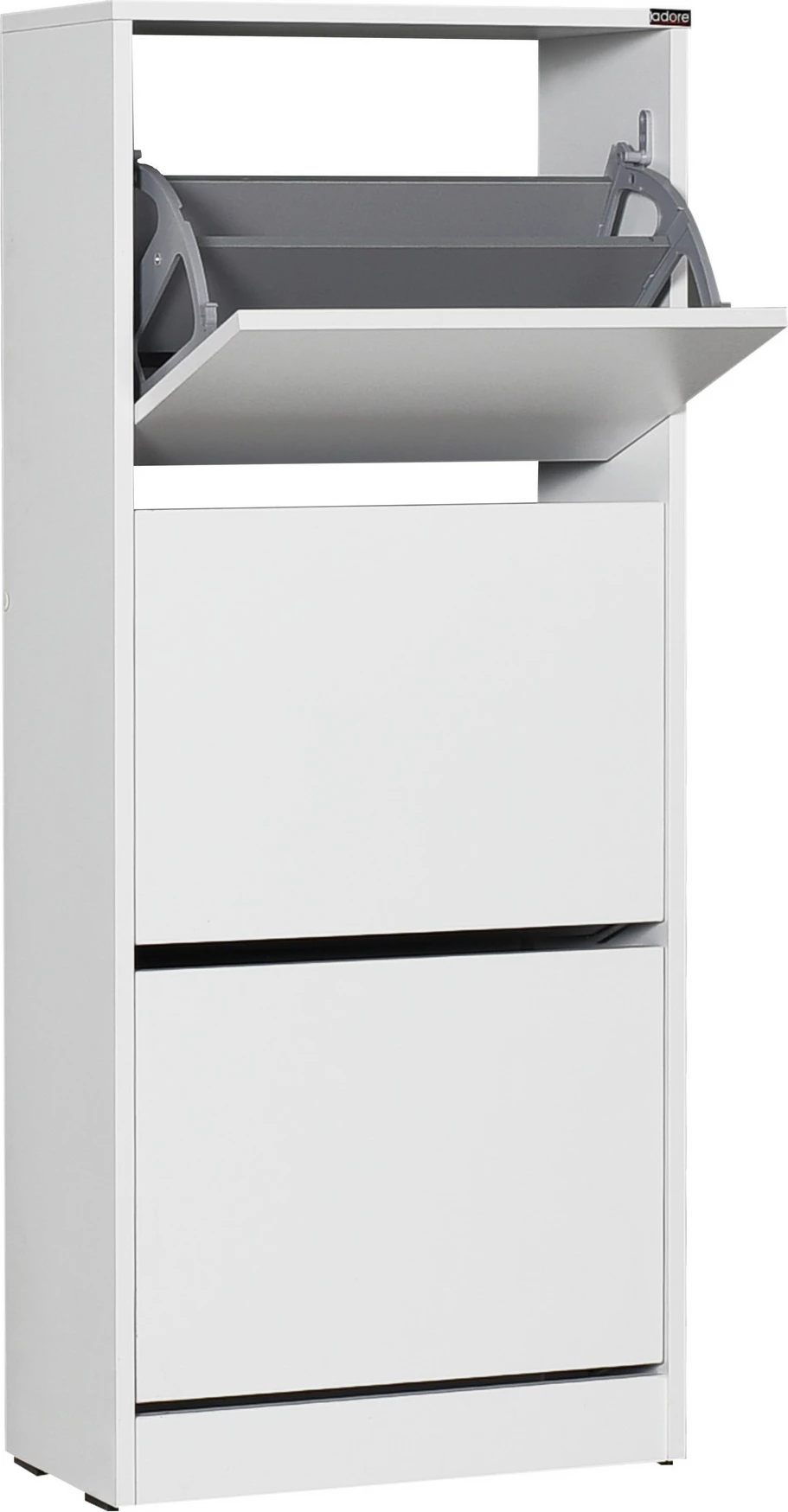 Dollap për këpucë, ngjyrë e bardhë, Skye Decor, SHC-330-BB-1