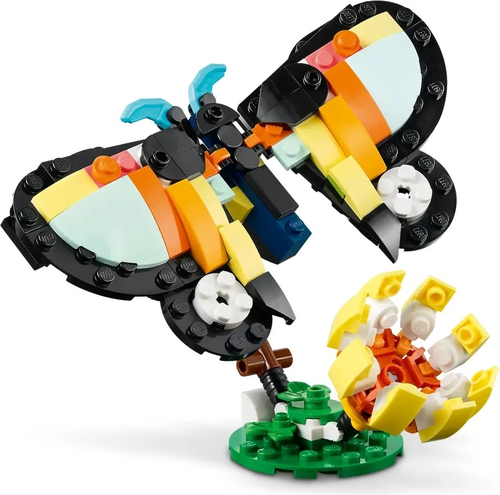 Set LEGO Creator 3-in-1 31173 Wild Animals: Tropical Toucan, 225 pjesë