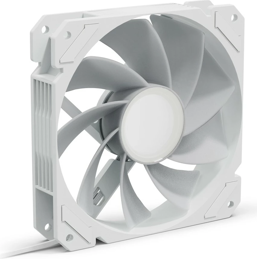 Ventilator kasë Sharkoon SHARK Mirror RGB PWM REVERSE 120mm i bardhë