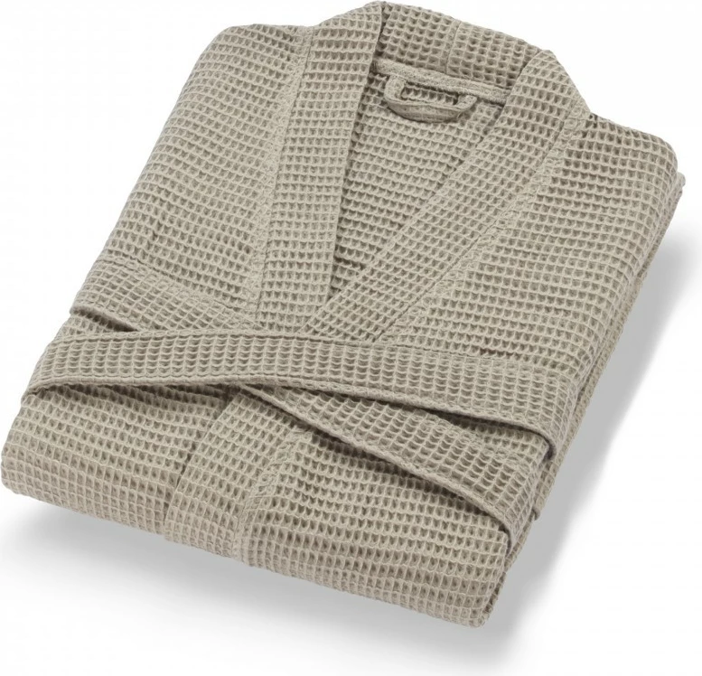 Rrobë banje Mijölnir, Mia Waffle, ngjyrë gri e ngrohtë