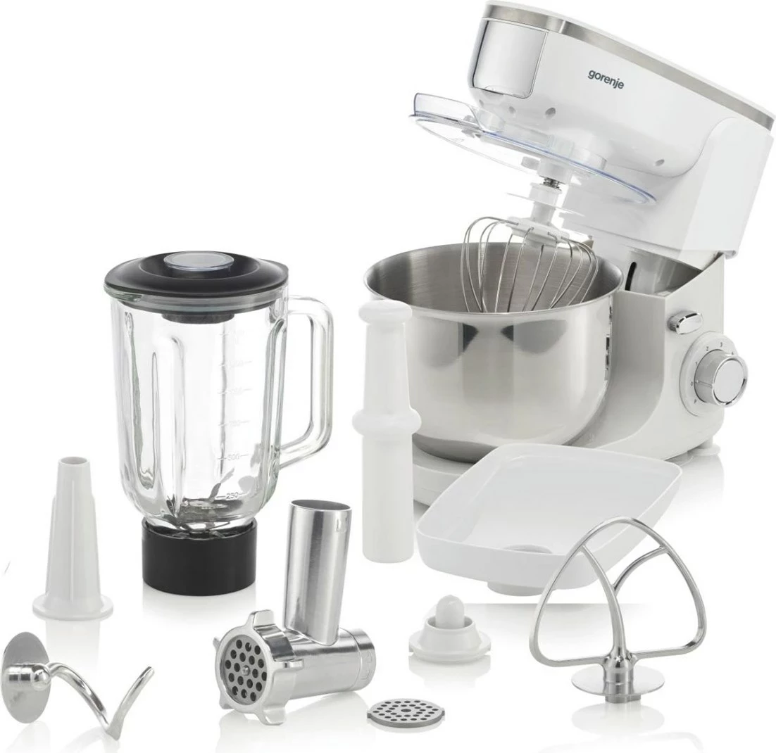 Robot planetar Gorenje MMC1005W, 1000 W, 4.8 L, Bardhë