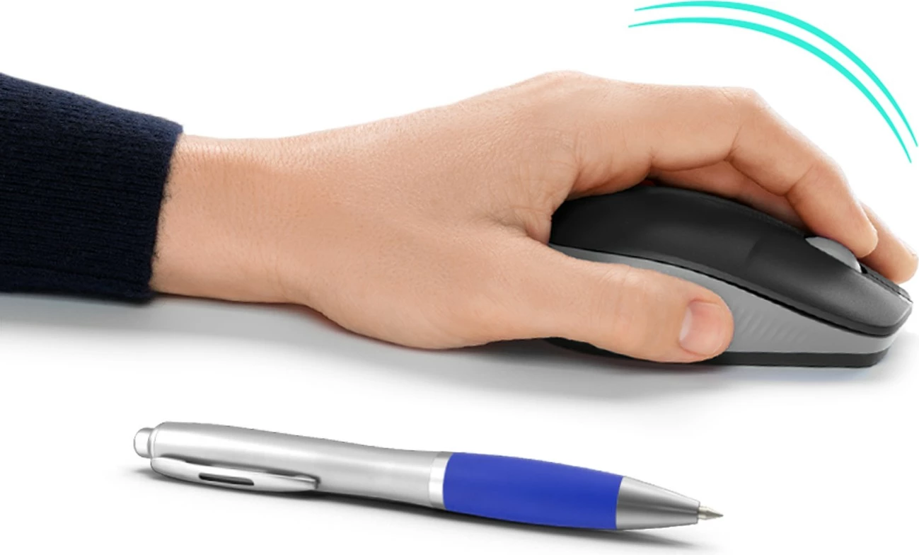 Maus Logitech M190, Wireless, 1000 DPI, i zi, gri