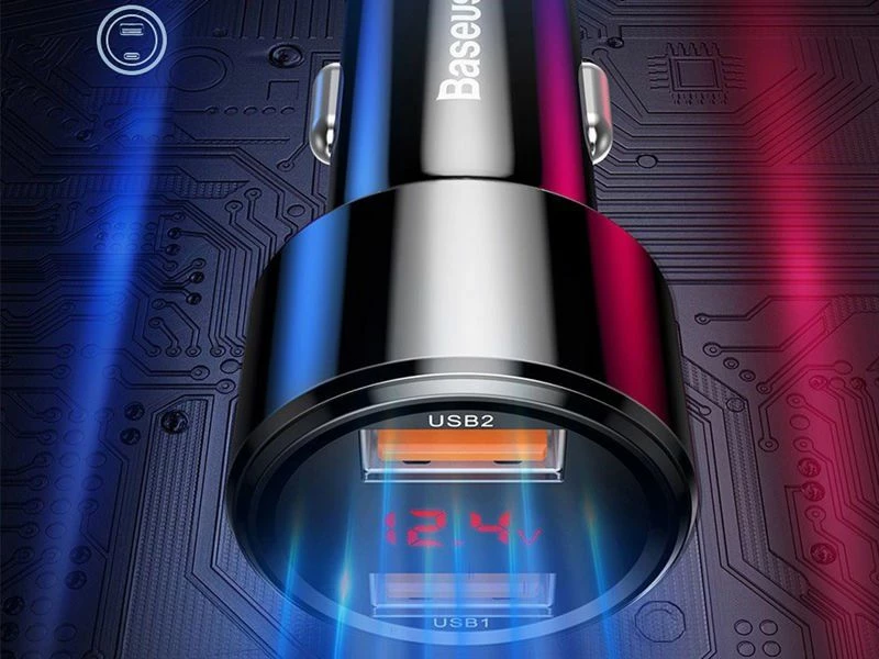 Karikues veture Baseus BS-C20A Magic Series 45W 2x USB-A QC3.0 6A, i zi (BRA007184)