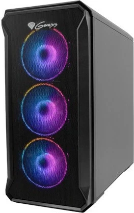 Kasë Genesis Irid 503 V2 Micro Tower me ARGB, USB 3.0, e zezë
