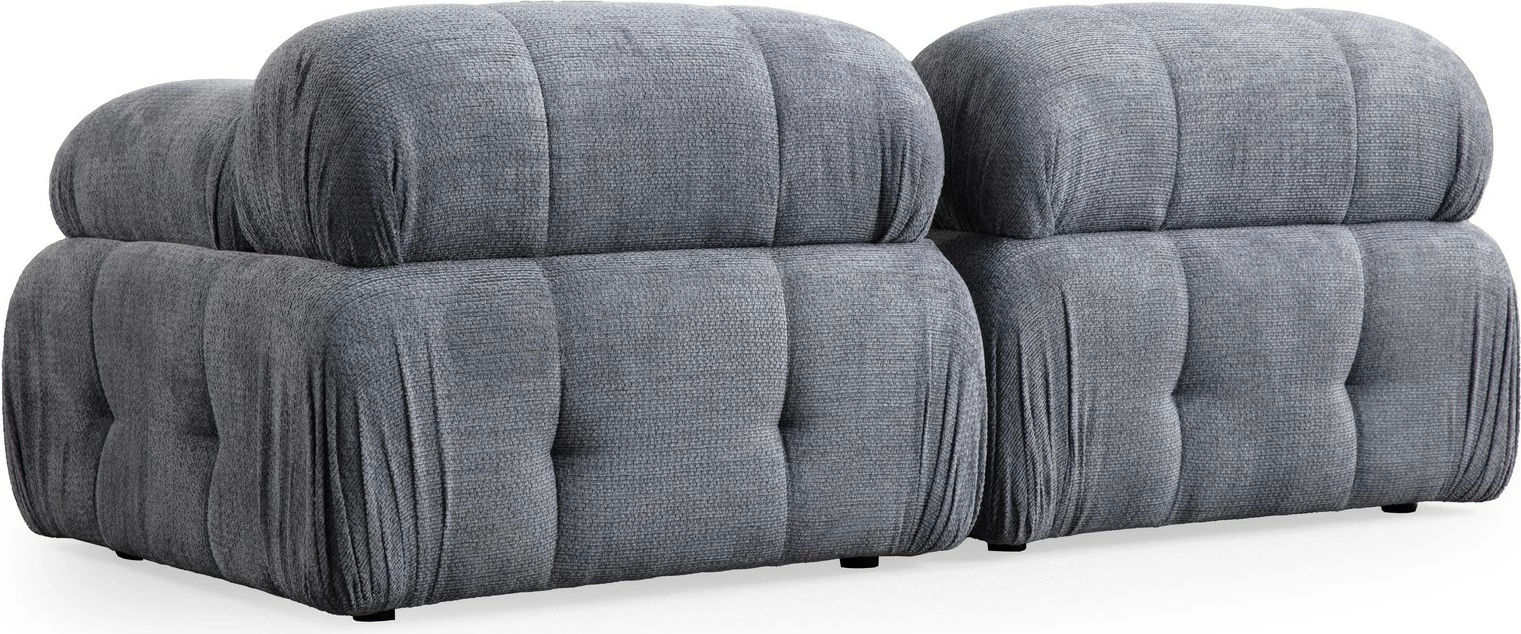 Divan dy vendësh Atelier del Sofa, Petite 2, ngjyrë gri