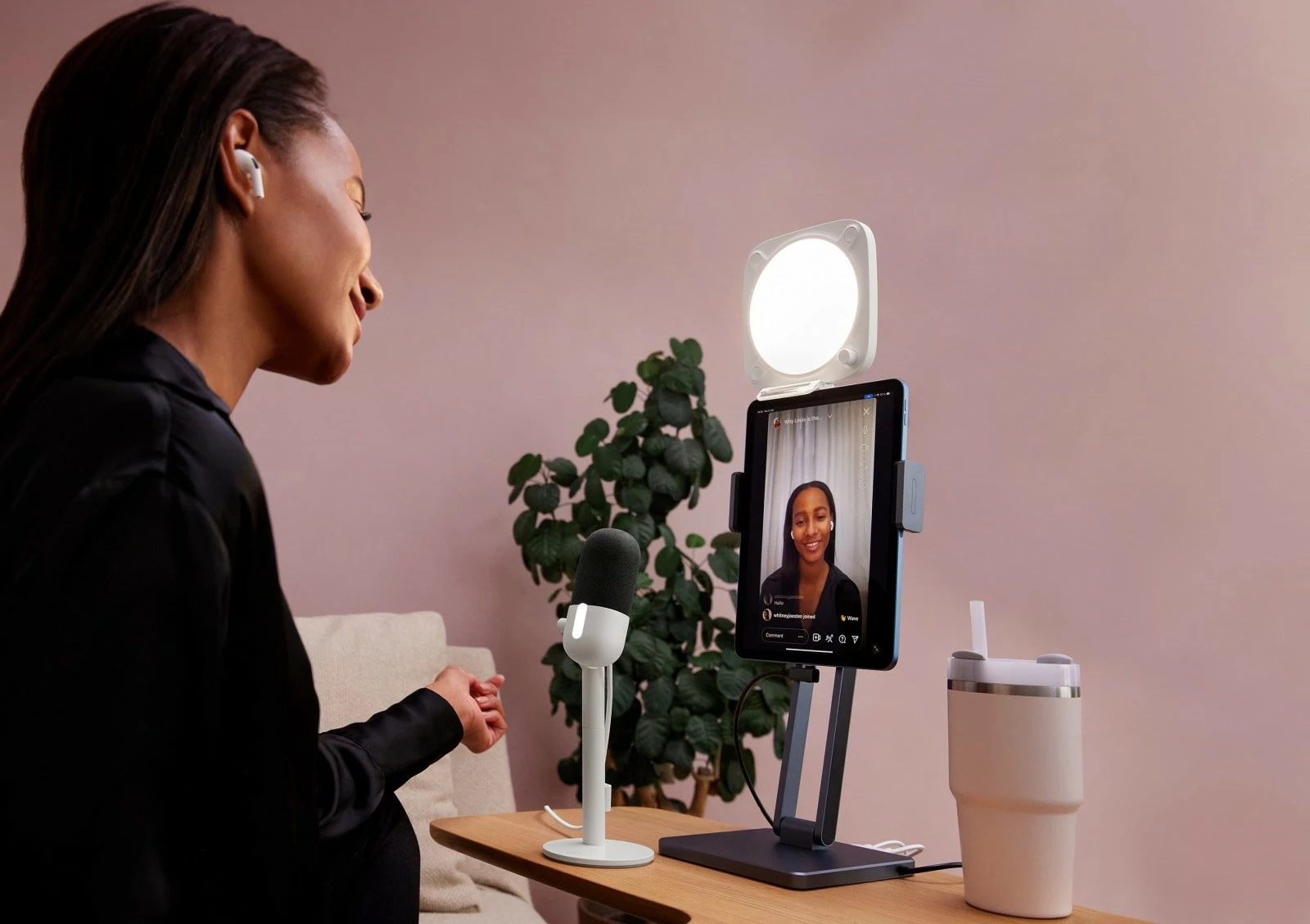 Panel LED Elgato Key Light Neo, për tavolinë, i bardhë