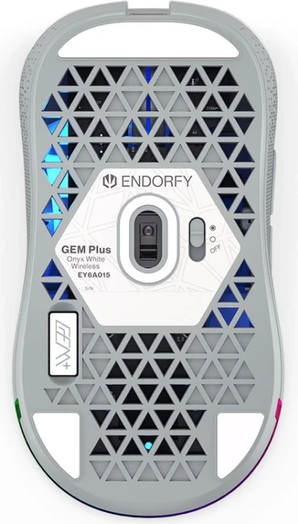 Maus wireless Endorfy Gem Plus Onyx, i bardhë 