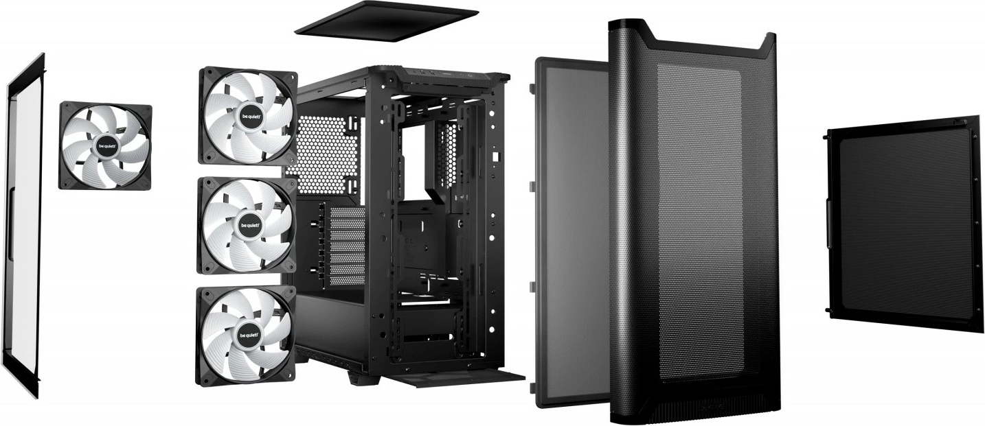 Kasë Be quiet! Pure Base 501 LX ARGB, Midi Tower, e zezë