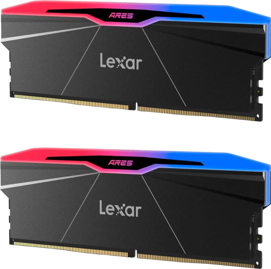 RAM Memorje Lexar Ares 2nd Gen 32GB (2x16GB) DDR5 6000MHz CL30 DIMM RGB, e zezë
