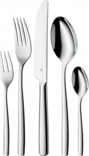 Set lugë-pirun-thikë WMF Palma 30 copë, inox