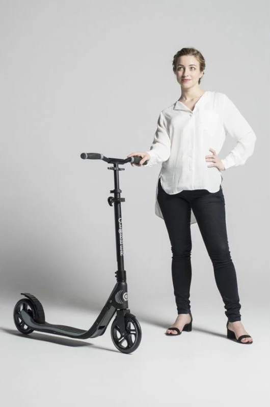 Skuter Globber për meshkuj, femra, fëmijë, i zi