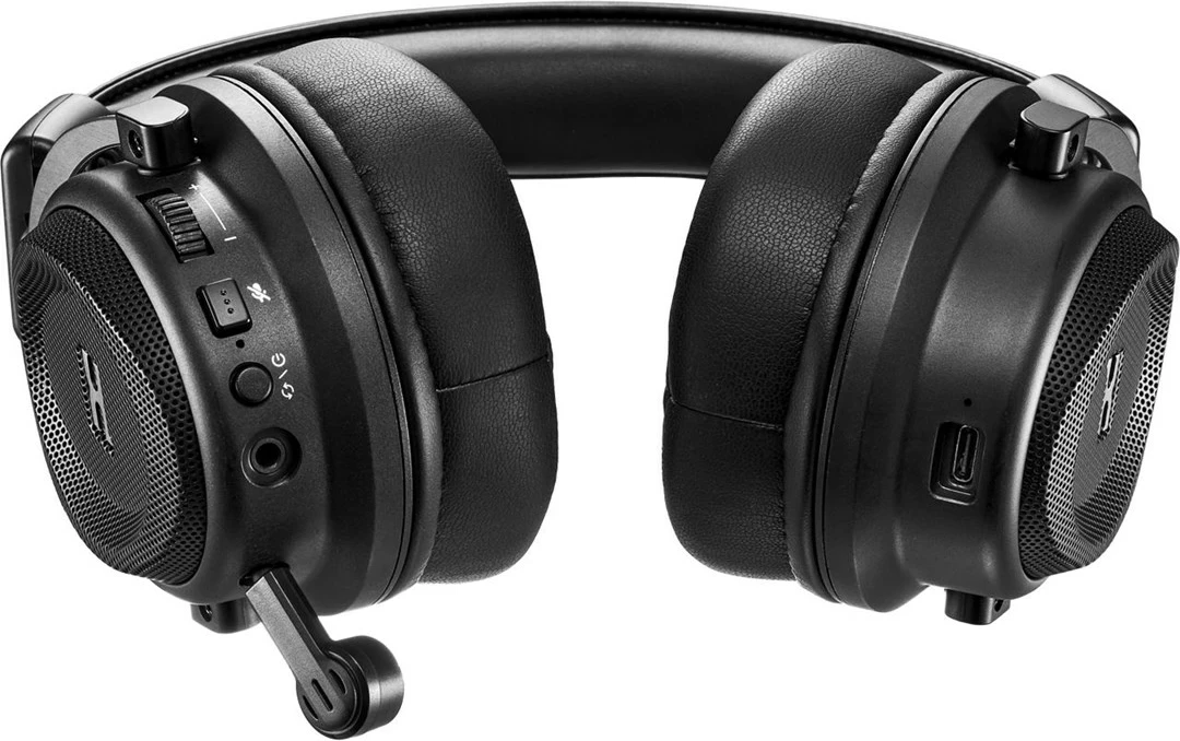 Kufje PowerColor ALPHYN AH10 Wireless Gaming, të zeza