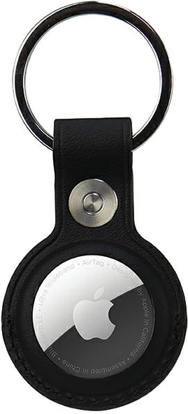 Mbështjellës Audi për AirTag, lëkurë sintetike, i zi