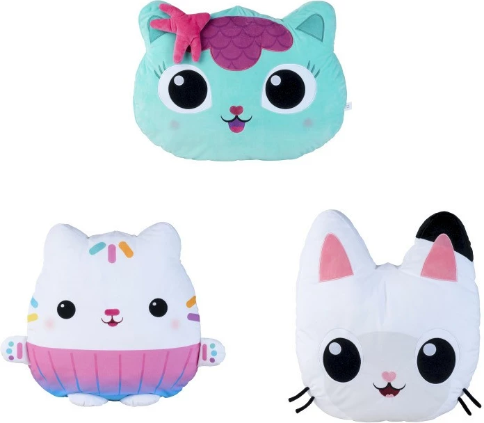 Jastëk pelushi Gabby's Dollhouse Gabi, Simba, 30 cm, lloje të ndryshme, Mix