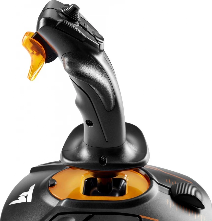 Joystick Thrustmaster T.16000M FCS për PC, i zi/portokalli (1 copë)